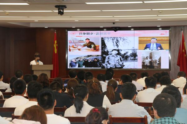 泓源公司黨委舉辦“培育泓源精神，勇?lián)鷩?guó)企使命”主題演講比賽(圖4)